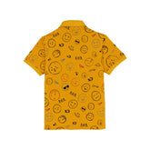 Boys All Over Printed Polo T-Shirt